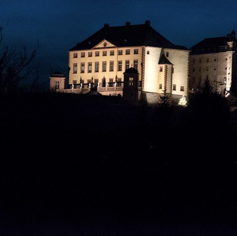 Le château de Malberg dans le brouillard, © TI Bitburger Land