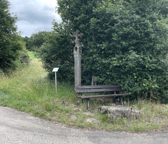 Wegekreuz auf dem Wanderweg Oberweis, © Daniel Köhler