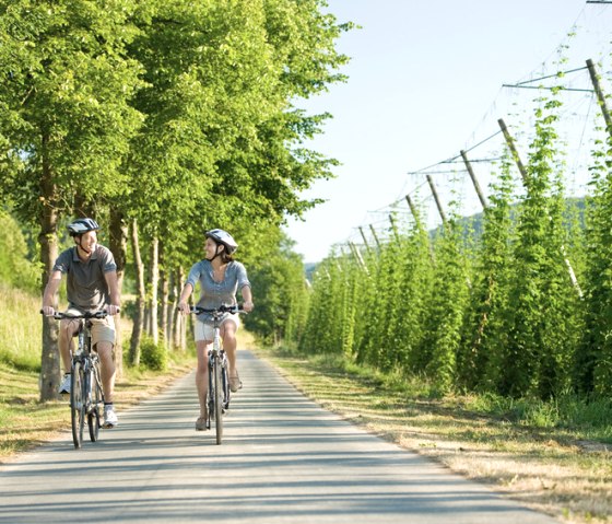 Radfahrer auf dem Prümtal-Radweg, © Dominik Ketz / Rheinland-Pfalz Tourismus GmbH