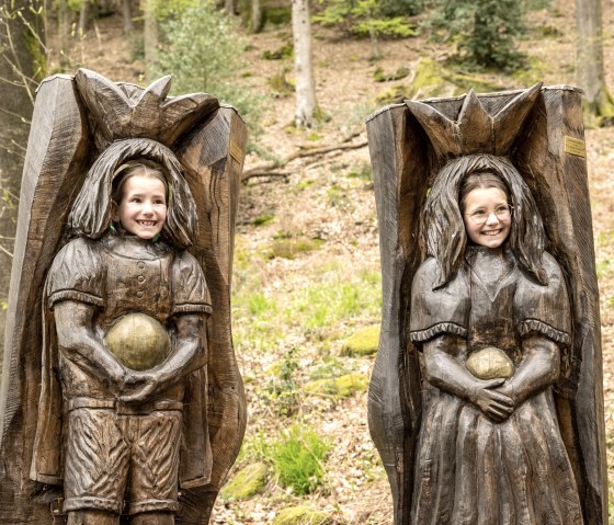 Selbst zur Märchenfigur werden auf dem Märchenpfad Bollendorf, © Eifel Tourismus GmbH, Dominik Ketz