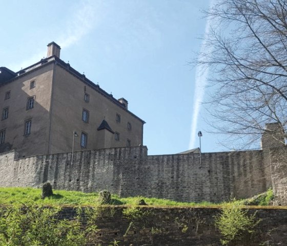 View of Malberg Castle from the terrace, © Berber Swart