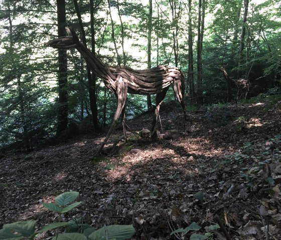 Kunstwerk im Wald, © TI Bitburger Land