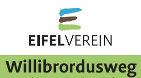 Markierung Eifelverein Willibrordusweg, © Eifelverein