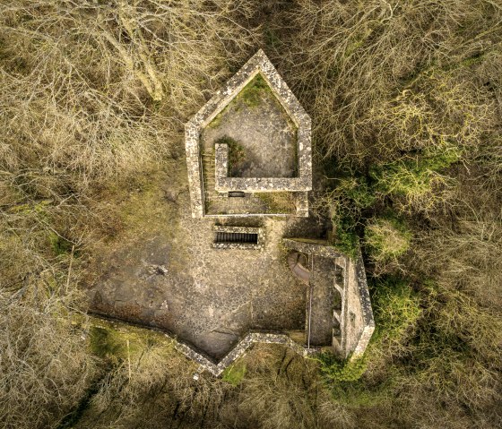 Kasteel Prüm vanuit vogelperspectief, © Eifel Tourismus GmbH, D. Ketz