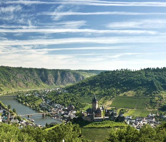 Blick über Cochem mit Reichsburg, © Dominik Ketz / Rheinland-Pfalz Tourismus GmbH