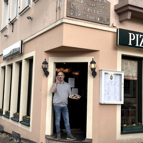 Da Luigi - Aussenansicht der ältesten Pizzeria RLP, © Ti Bitburger Land