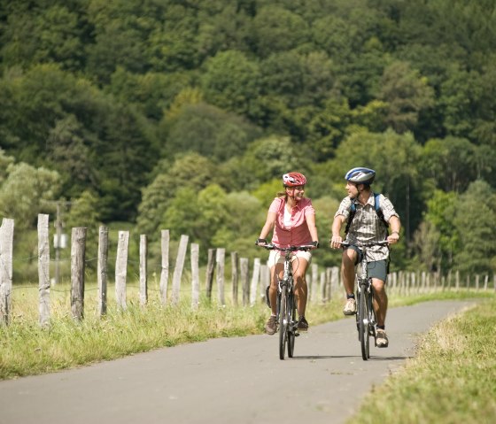 Radfahrer auf dem Kyll-Radweg, © Dominik Ketz Photography / Eifel Tourismus GmbH