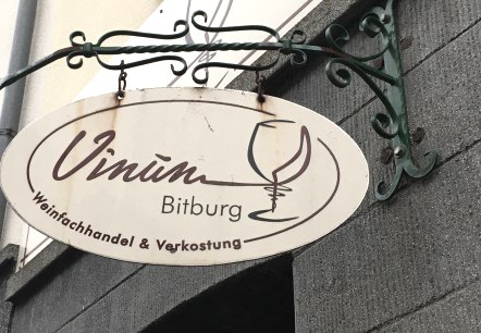 Vinum in Bitburg - Eingangsschild, © TI Bitburger Land
