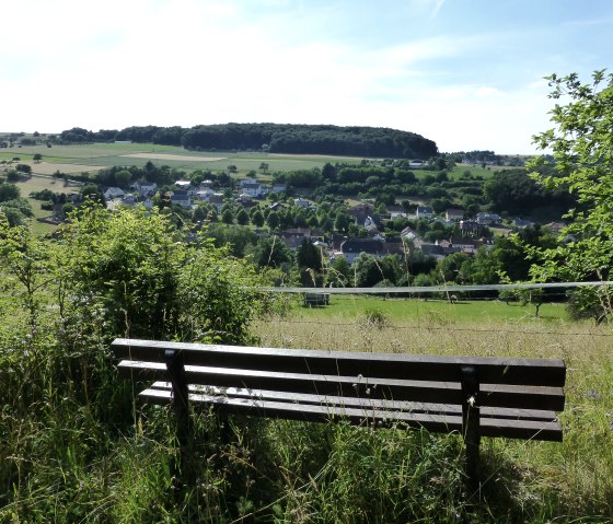 Hübsche Aussicht auf Dahlem und die bereits durchwanderten Regionen, © NaturAktivErleben