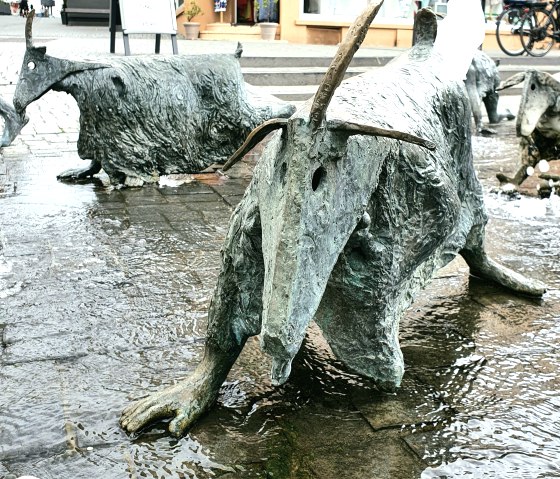 Gäßestrepper-Brunnen, © TI Bitburger Land