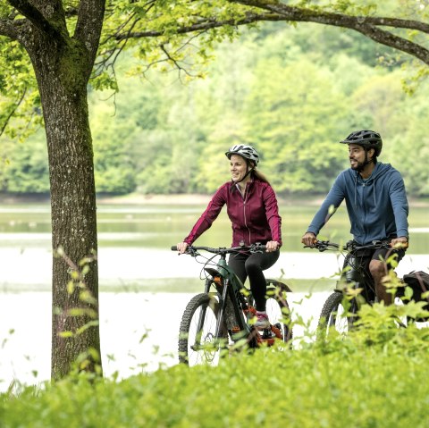 Prüm Radweg, Stausee Bitburg, Biersdorf, © Eifel Tourismus GmbH, Dominik Ketz