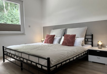 King size bed with two separate mattrasses