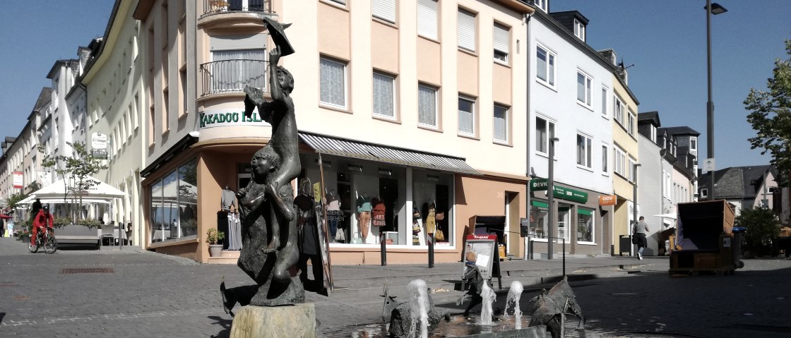 Gäßestrepper-Brunnen in Bitburg, © Ferienregion Bitburger Land