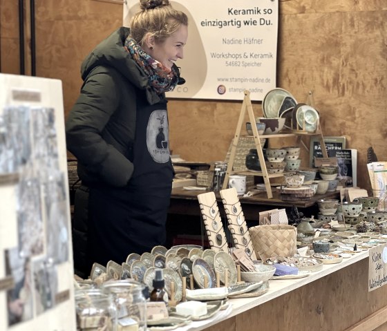 Keramik aus Speicher -  Bitburger Weihnachtsmarkt, © TI Bitburger Land