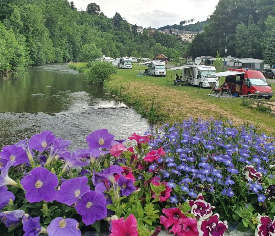 Idyllische Lage - Campingplatz in Kyllburg, © TI Bitburger Land