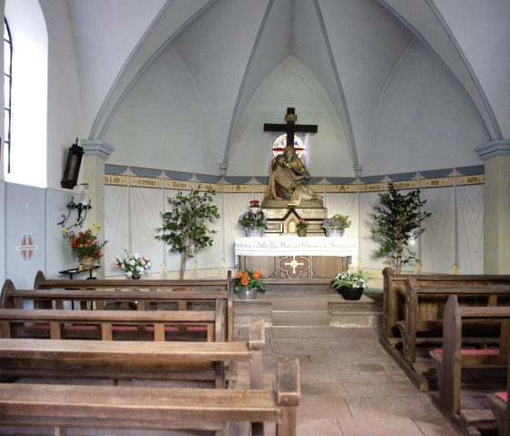 Innenaufnahme - Kapelle bei Dockendorf, © Tourist-Info Bitburger Land