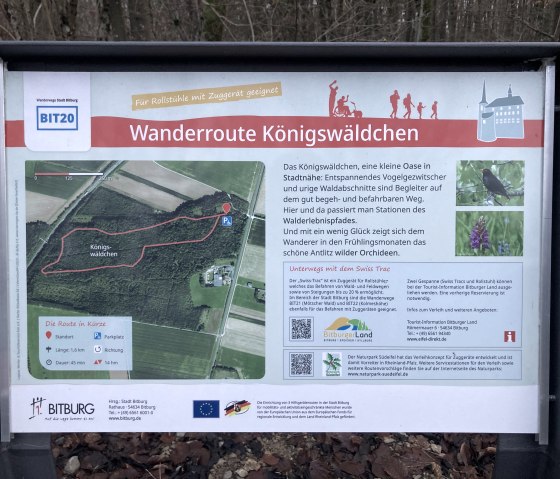 Knigswäldchen BIT20 Tafel Hilfsgerärteroute(C)TI Bitburger Land (3), © TI Bitburger Land