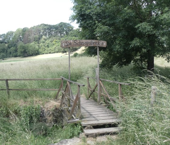Holzbrücke am Wanderweg, © TI Bitburger Land