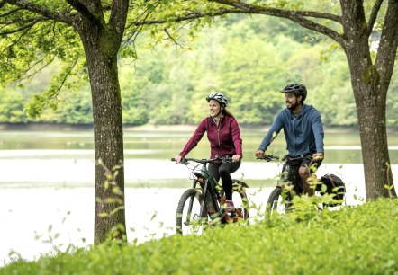 Prüm Radweg, Stausee Bitburg, Biersdorf, © Eifel Tourismus GmbH, Dominik Ketz