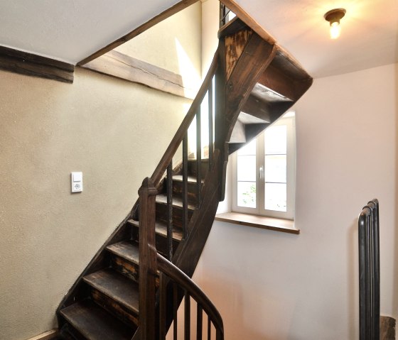 Stairs to the family room