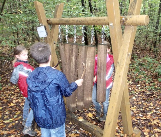 Walderlebnisstation "Holz klingt", © Tourist-Information Bitburger Land