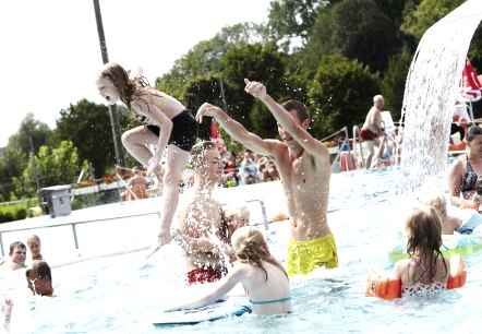 Spaß im Freibad, © Prümtal-Camping Oberweis