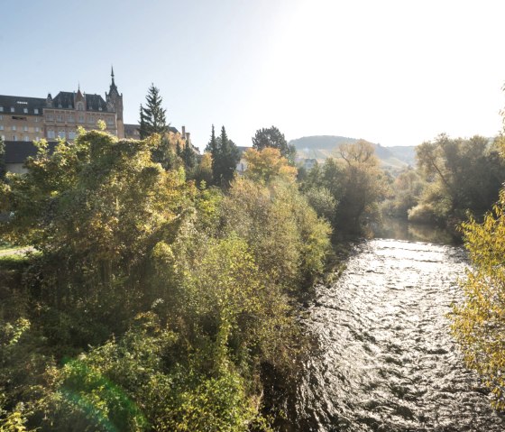 Ahr-Radweg: Radwandern entlang der Ahr, Blick auf Kloster Calvarienberg, © Rheinland-Pfalz Tourismus GmbH/D. Ketz