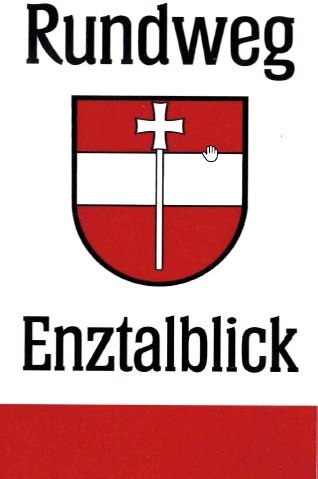 Markierungsschild Enzen, © Gemeinde Enzen