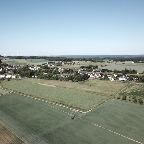 Luftbild  Blick auf Idenheim, © Ingrid Penning