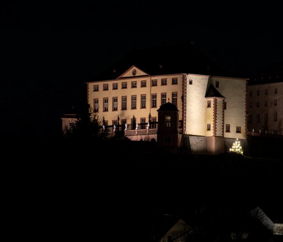 Schloss Malberg bei Nacht, © M. Thiel