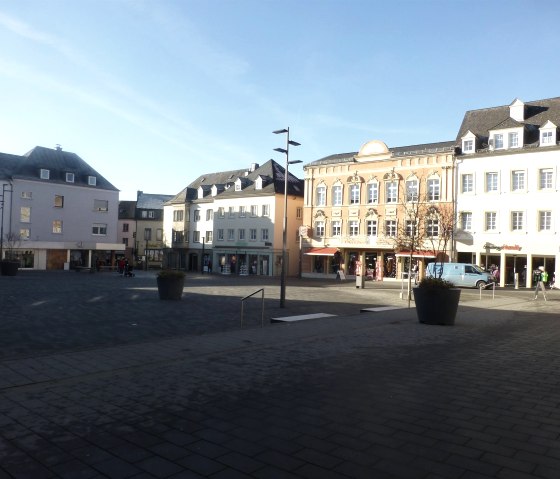 "Am Spittel" dat is het centrale plein in Bitburg, © Bend Pütz