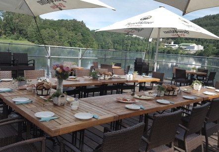 Seeterrasse am Stausee Bitburg, © A-Funit - Heinz Bausch