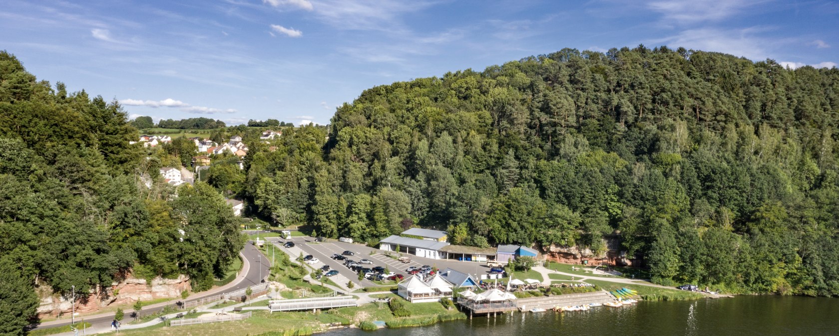 Stausee Bitburg - Start der Wanderung, © team360 B. Treib