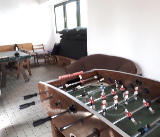 Table football in the lounge, © Susanne Weber