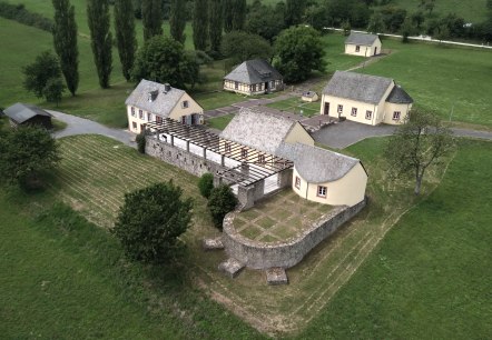 Villa Otrang Luftaufnahme, © GDKE-Rheinisches Landesmuseum Trier, Thomas Zühmer